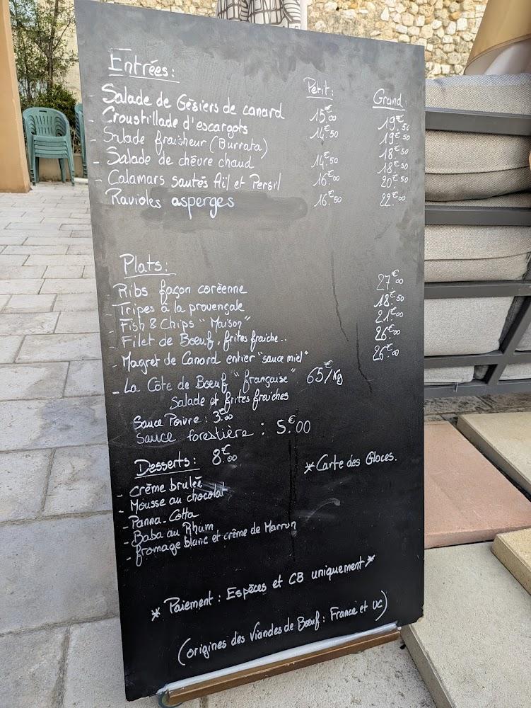 Le Chardon Restaurant et gites - Menu Image 1