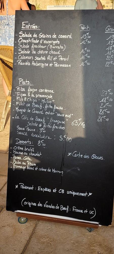 Le Chardon Restaurant et gites - Menu Image 3